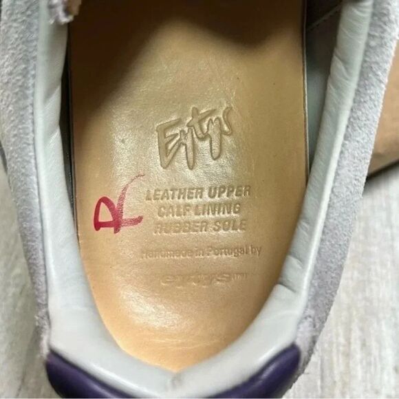 Eytys Ace Grey Suede Sneaker Fashion Shoe Handmade Men’s Size 10.5 US EUR 44 - Picture 8 of 11